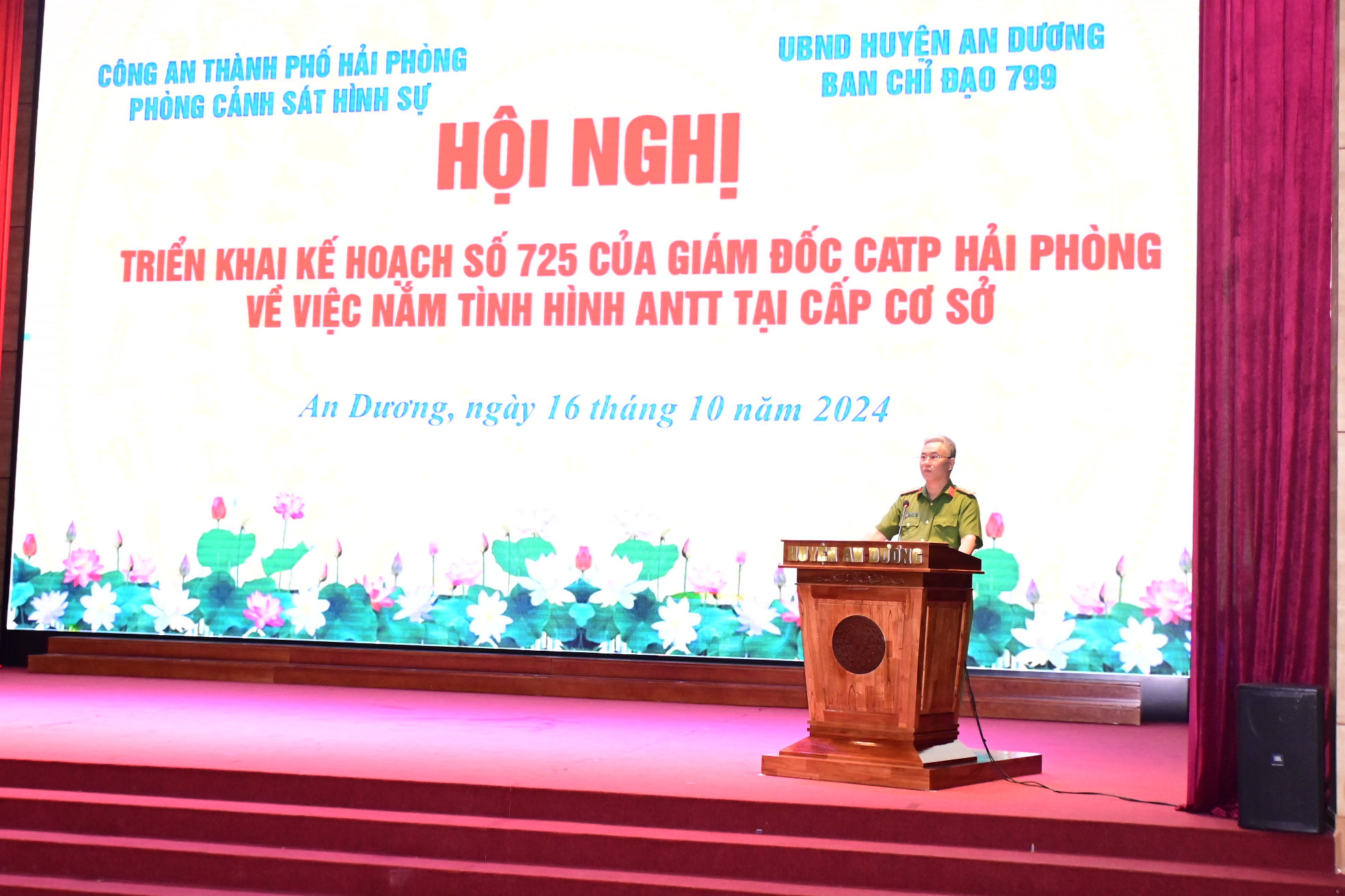 Phòng Cảnh sát hình sự: Triển khai nắm tình hình ANTT tại cấp cơ sở thuộc huyện An Dương
